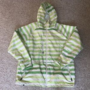 Mens Burton Dryride Snowboard Jacket (XL, green/white)